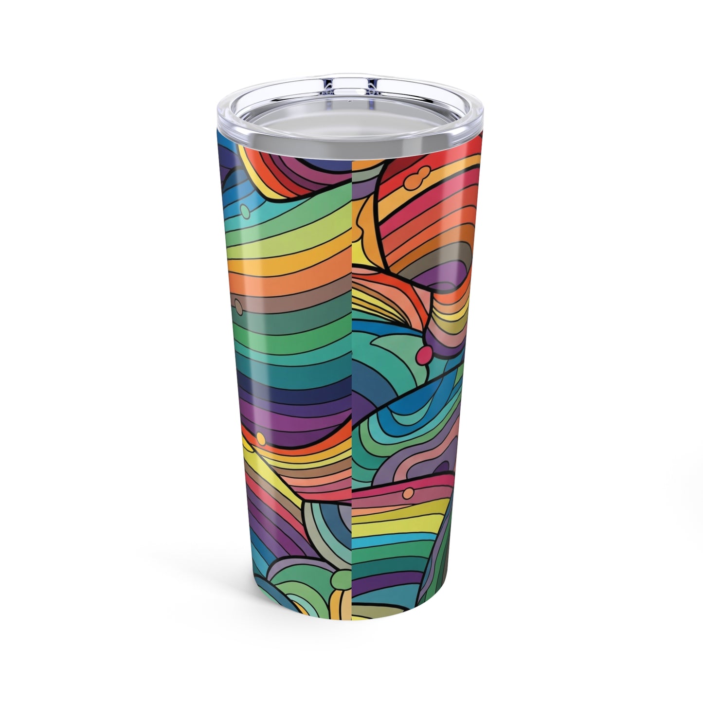 20 Oz Stainless Steel Tumbler With Double Wall Vacuum Insulation Spill Resistant Graphics Hot Cold Dishwasher Safe
