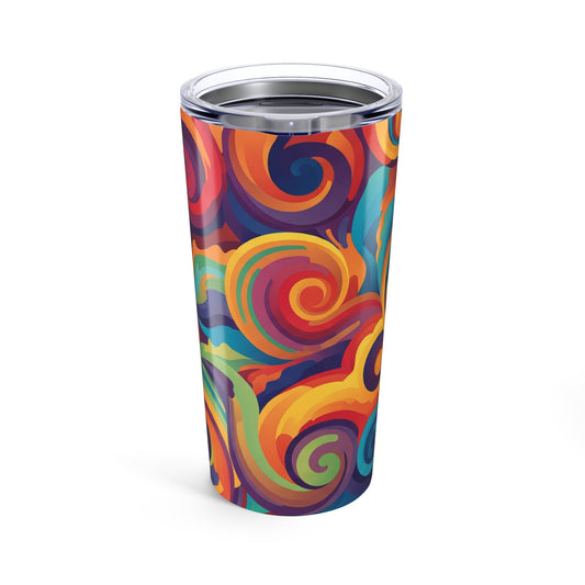 20oz Stainless Steel Tumbler With Double Wall Vacuum Insulation Spill Resistant Travel Mug Dishwasher Safe Hot Cold