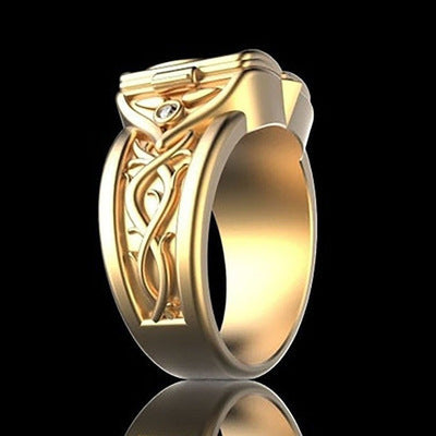 Unisex Religious Ring Virgin Mary Jewelry Alloy Electroplated Devotional Gift For Birthday And Everyday Wear Gift Ideas