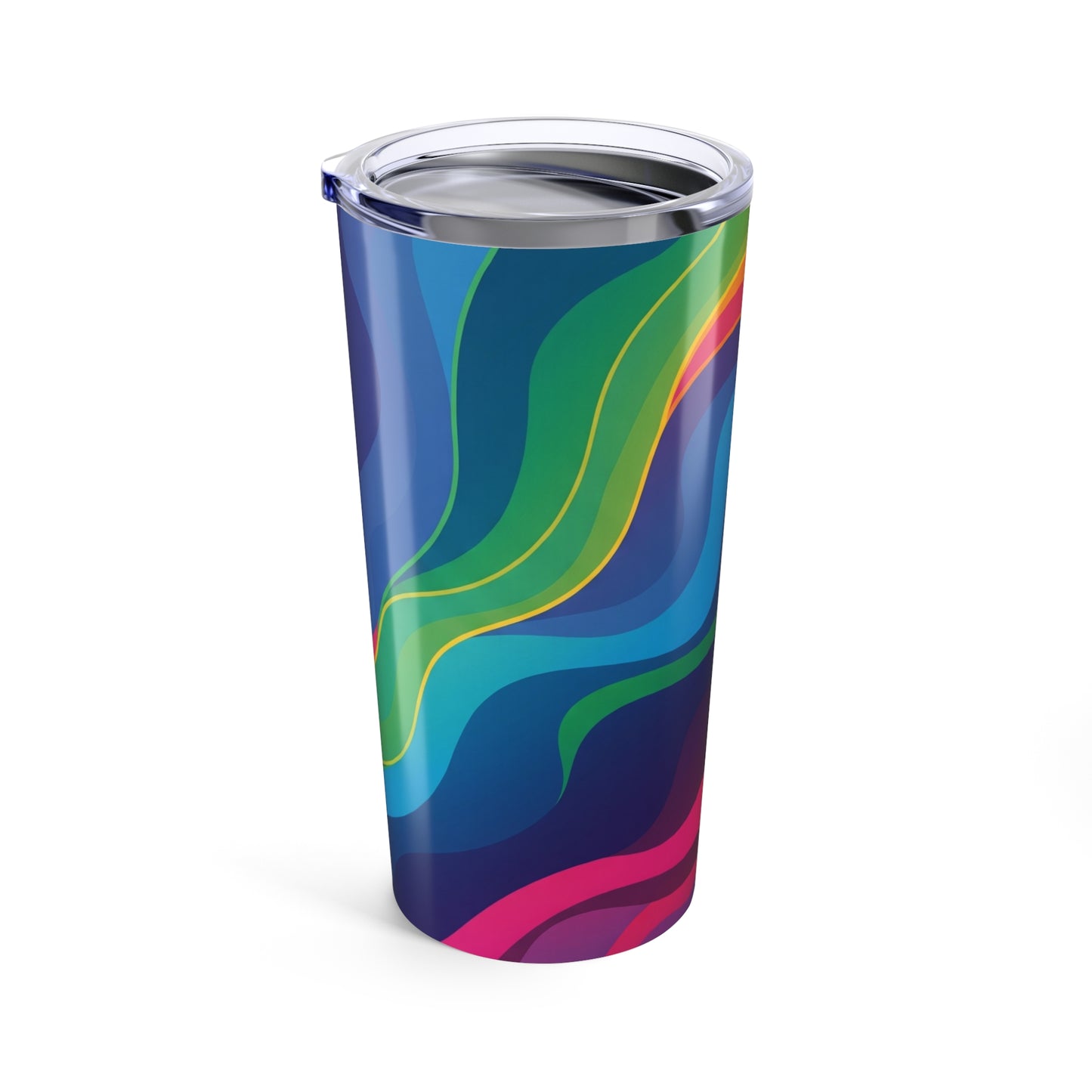 20oz Stainless Steel Travel Tumbler With Double Wall Vacuum Insulated Leak Proof Lid For Hot And Cold Beverages