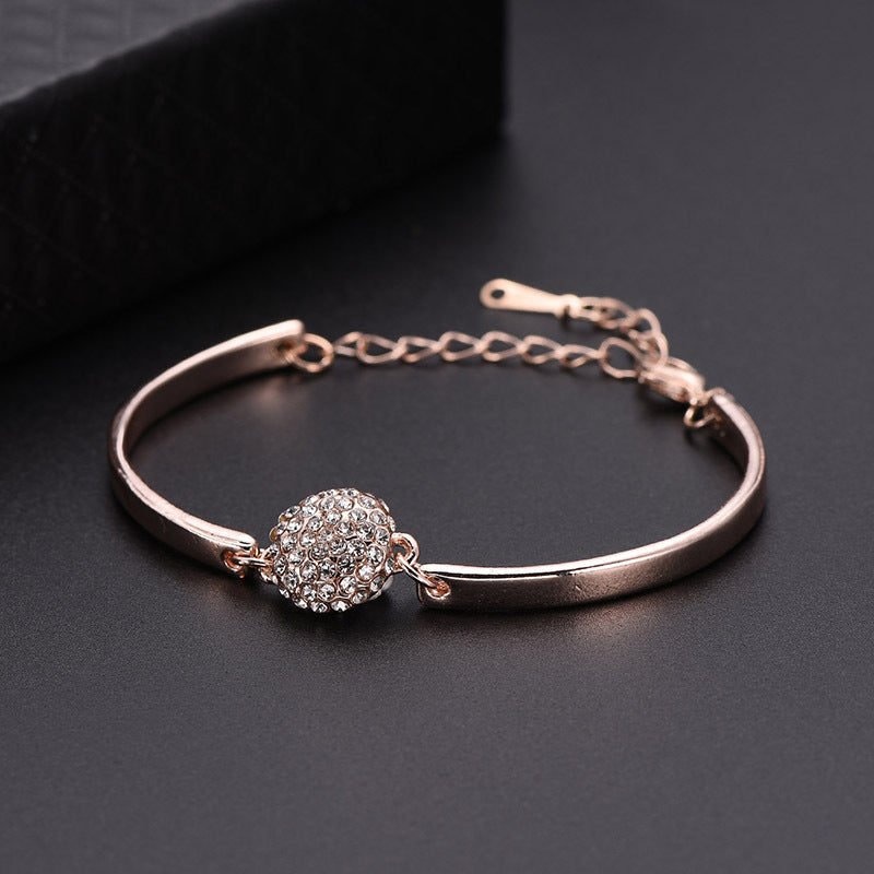 Geometric Electroplated Alloy Bracelet For Women Chic Elegant Jewelry Suitable For Everyday Wear Great Gift Now
