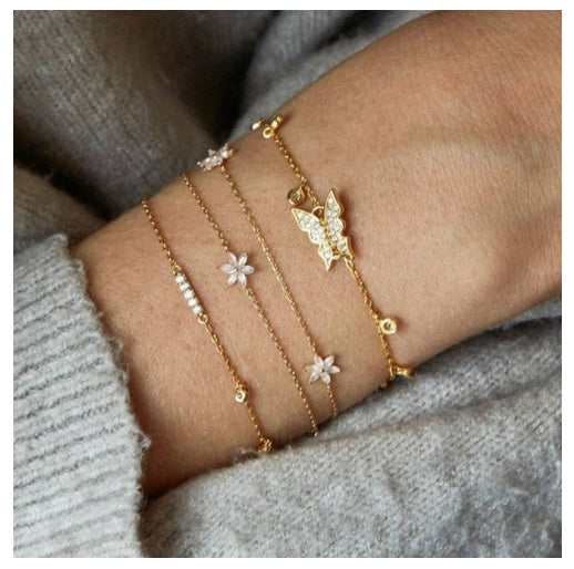 Womens Multilayer Alloy Bracelet Set Bangle Bracelets For Wedding Travel Souvenirs Gift Ideas Ideal For Promotions