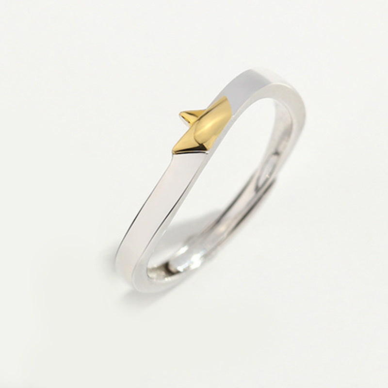 Couple Rings Set For Him And Her Geometric Fashion Jewelry Simple Band Anniversary Promise For Special Moments