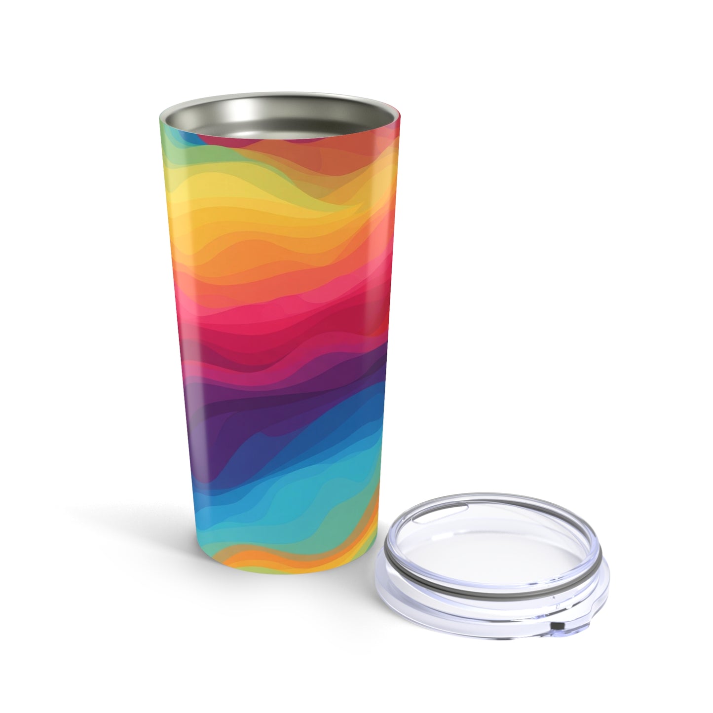 20oz Stainless Steel Tumbler With Double Wall Vacuum Insulation Leak Proof Design Printed Pattern For Hot Or Cold