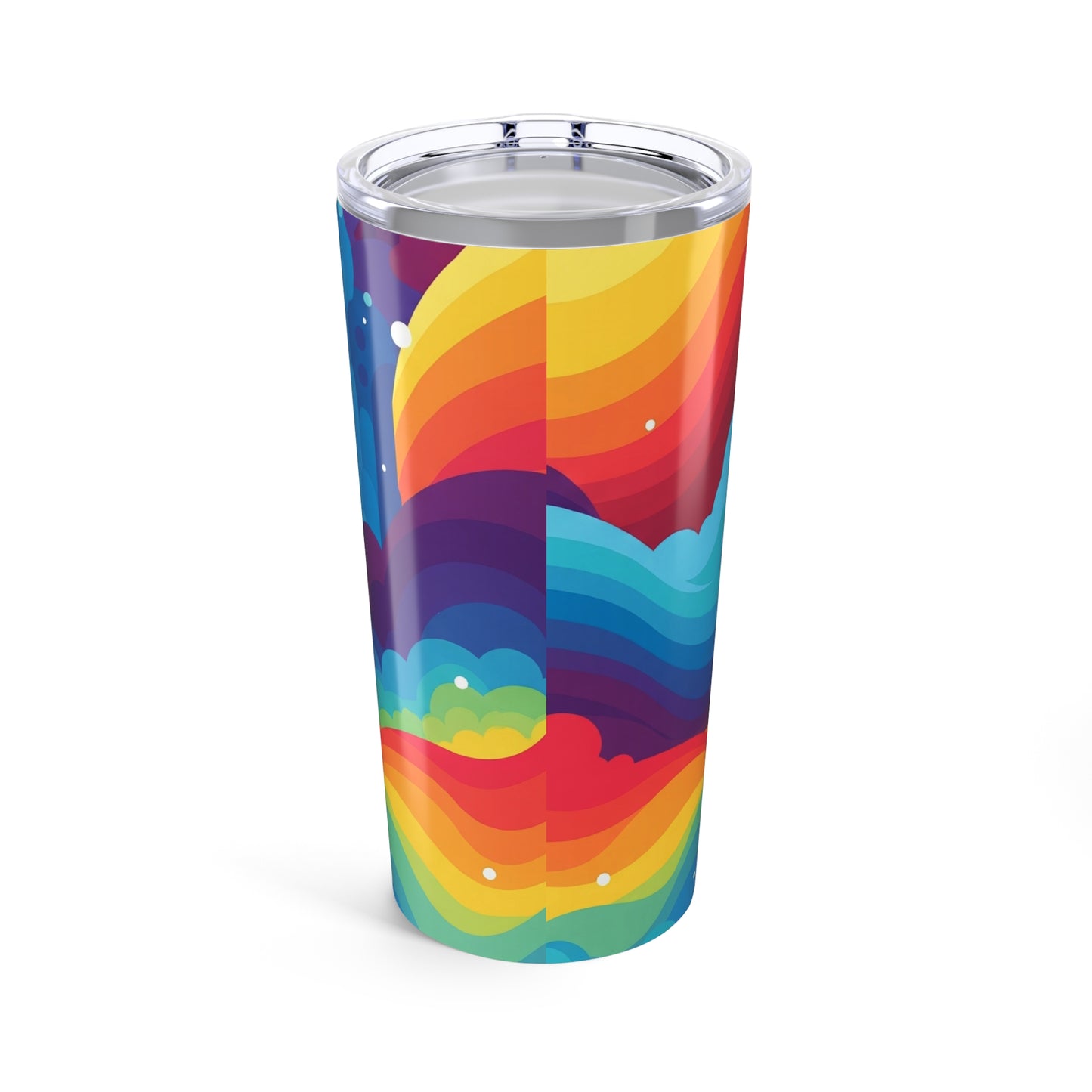 20oz Stainless Steel Tumbler With Double Wall Vacuum Insulation Leak Proof Travel Mug Printed Artwork for Everyday