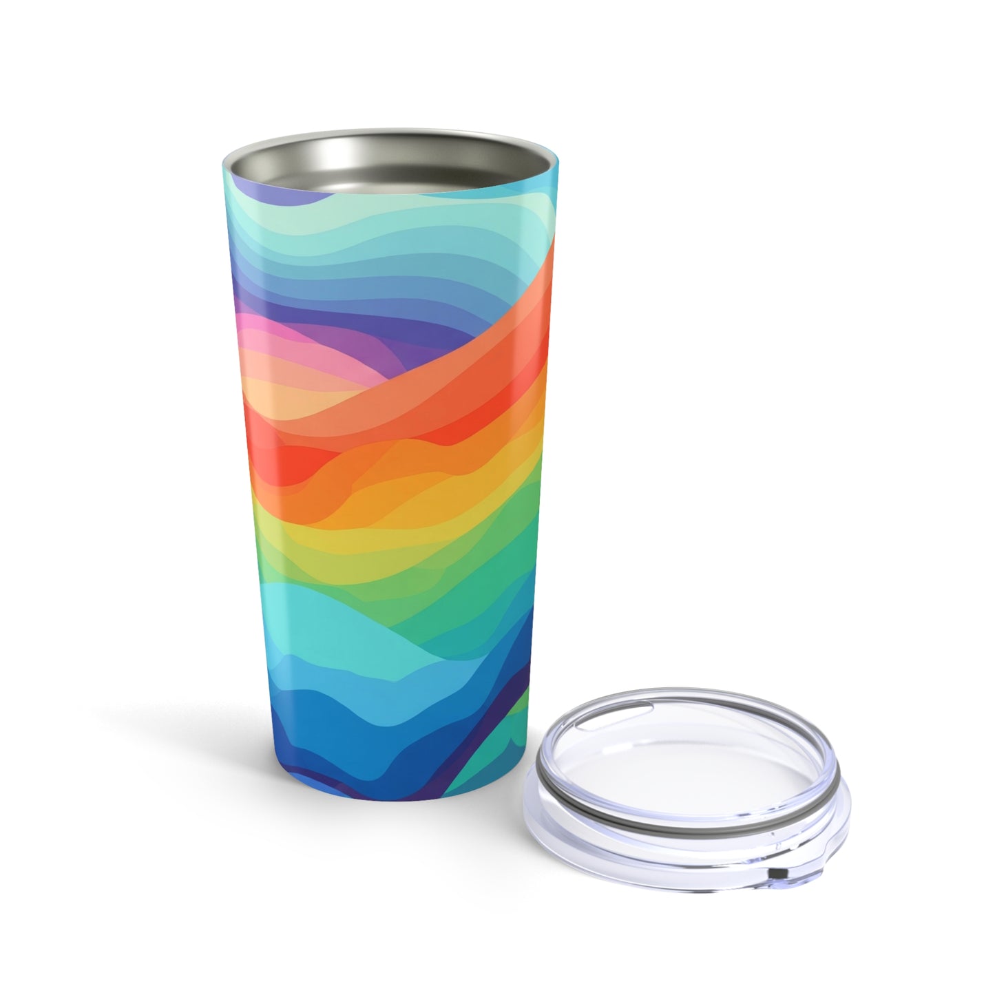 20oz Stainless Steel Tumbler With Double Wall Vacuum Insulation Leak Proof Lid Durable Printed Art Travel Coffee