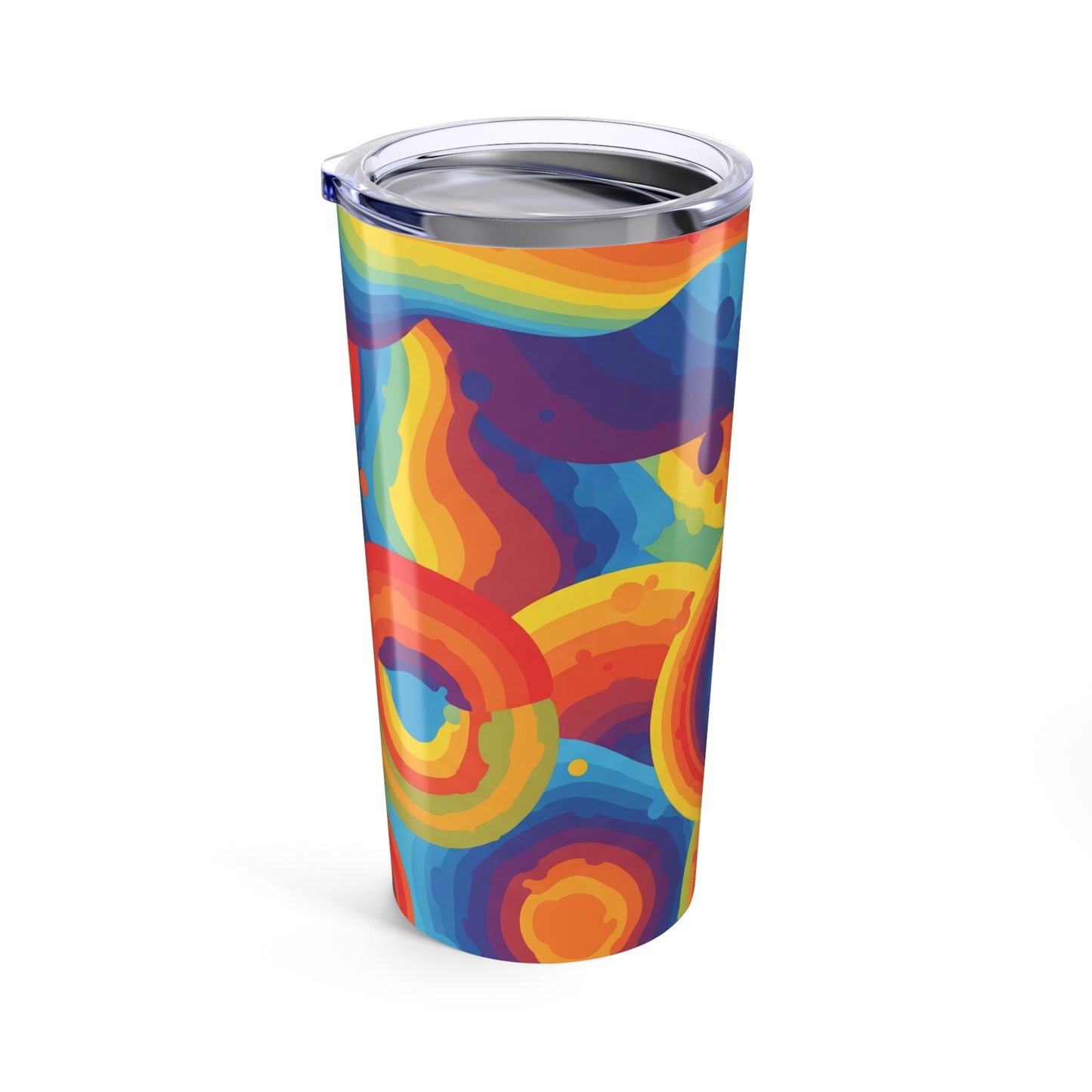 20oz Stainless Steel Travel Mug With Double Wall Vacuum Insulation Spill Resistant BPA Free Durable Printed