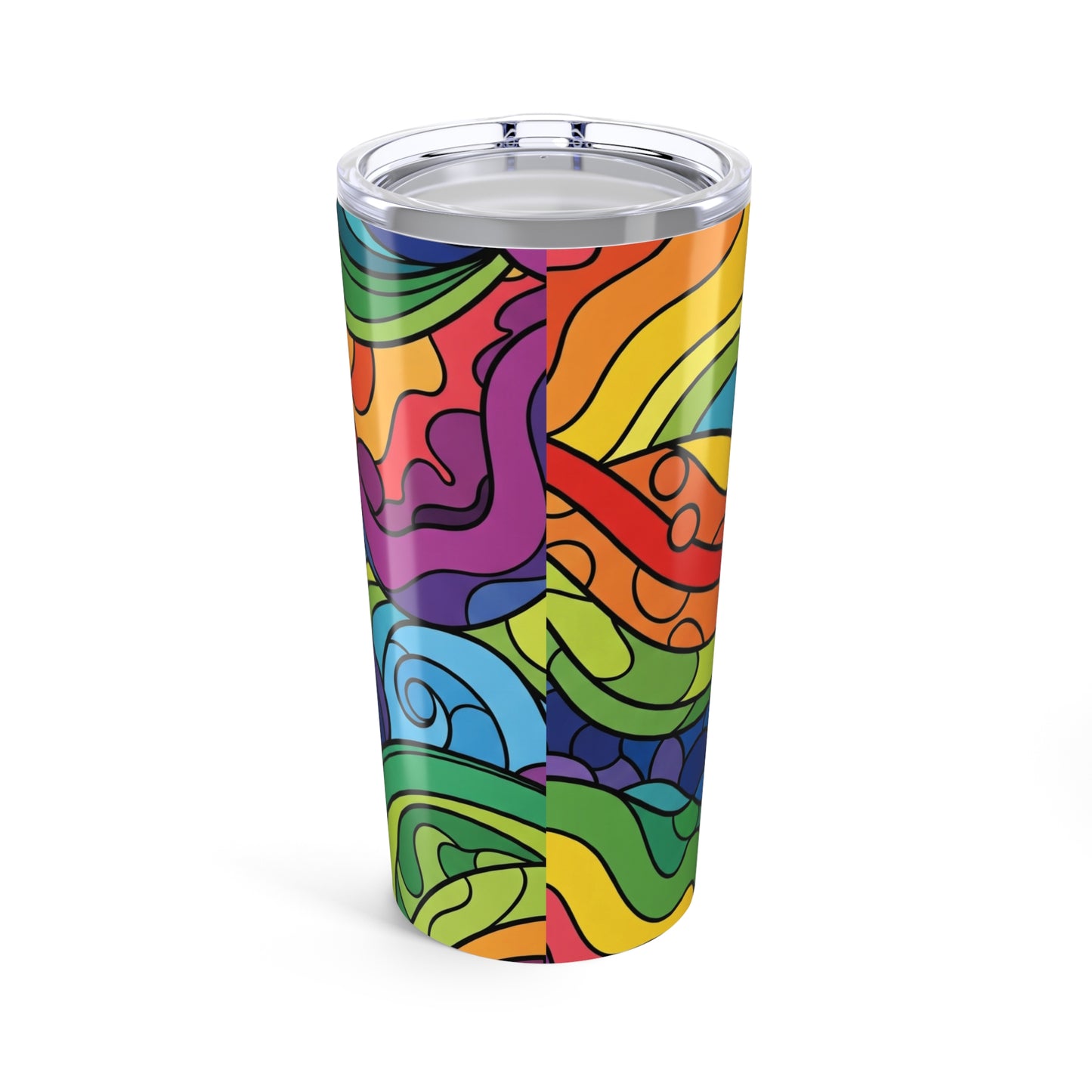 20Oz Stainless Steel Tumbler With Double Wall Vacuum Insulation And Spill Resistant Lid For Hot And Cold Beverages