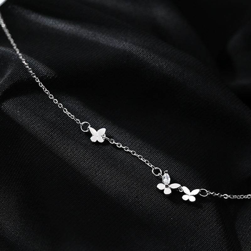 Copper Women Adjustable Bracelet Butterfly Flower Shadow Jewelry Animal Zodiac Pastoral Travels Style Everyday