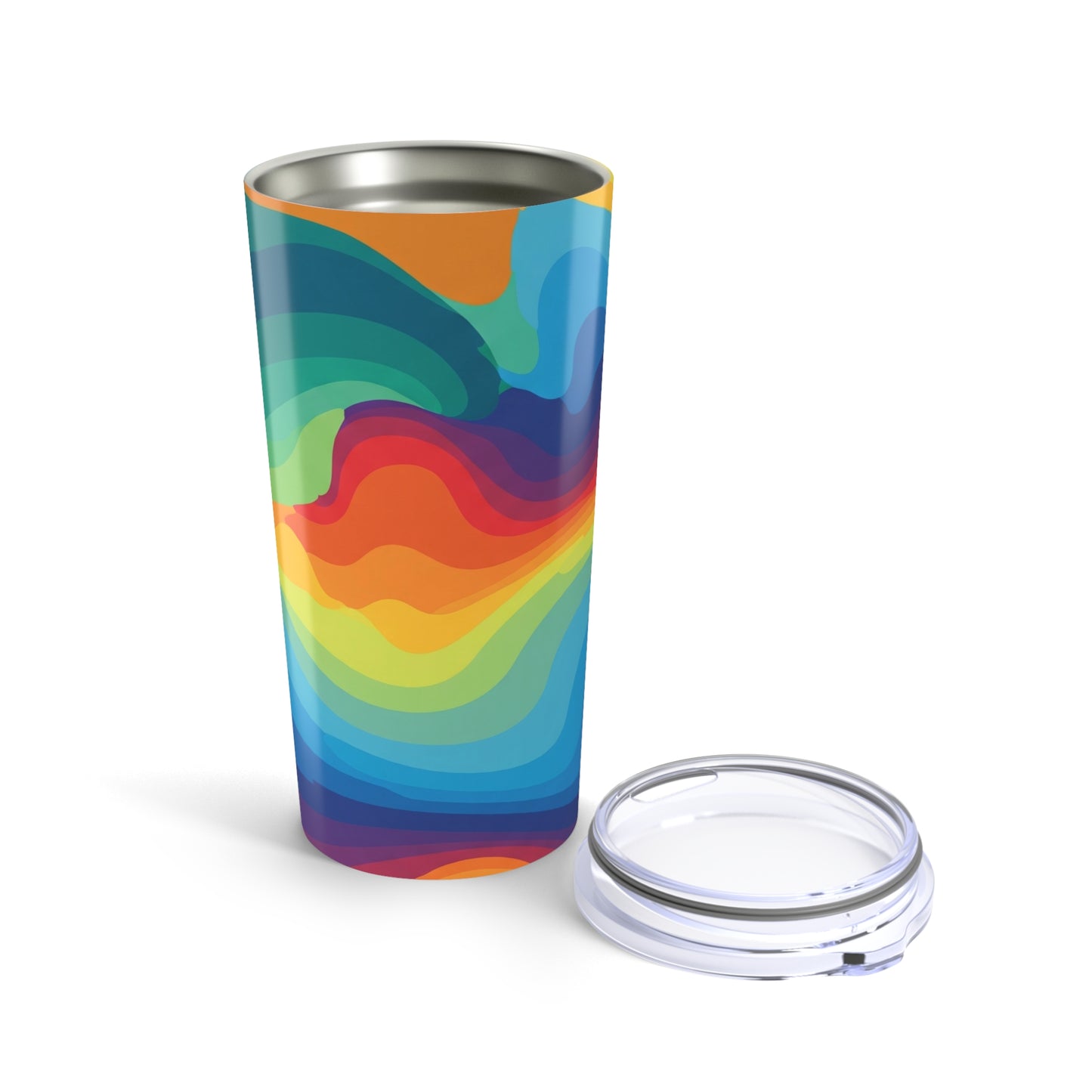 20oz Stainless Steel Tumbler With Double Wall Vacuum Insulation Spill Resistant For Hot And Cold Beverages Printed