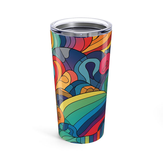 20 Oz Stainless Steel Tumbler With Double Wall Vacuum Insulation Travel Mug For Hot Or Cold Beverages Dishwasher