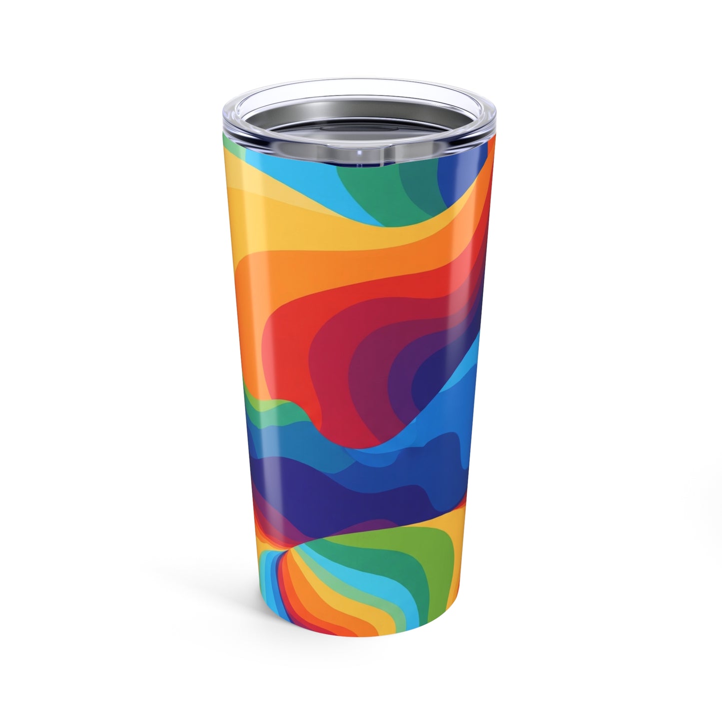 20 Ounce Stainless Steel Tumbler With Double Wall Vacuum Insulation For Hot Or Cold Drinks Leak Proof Printed