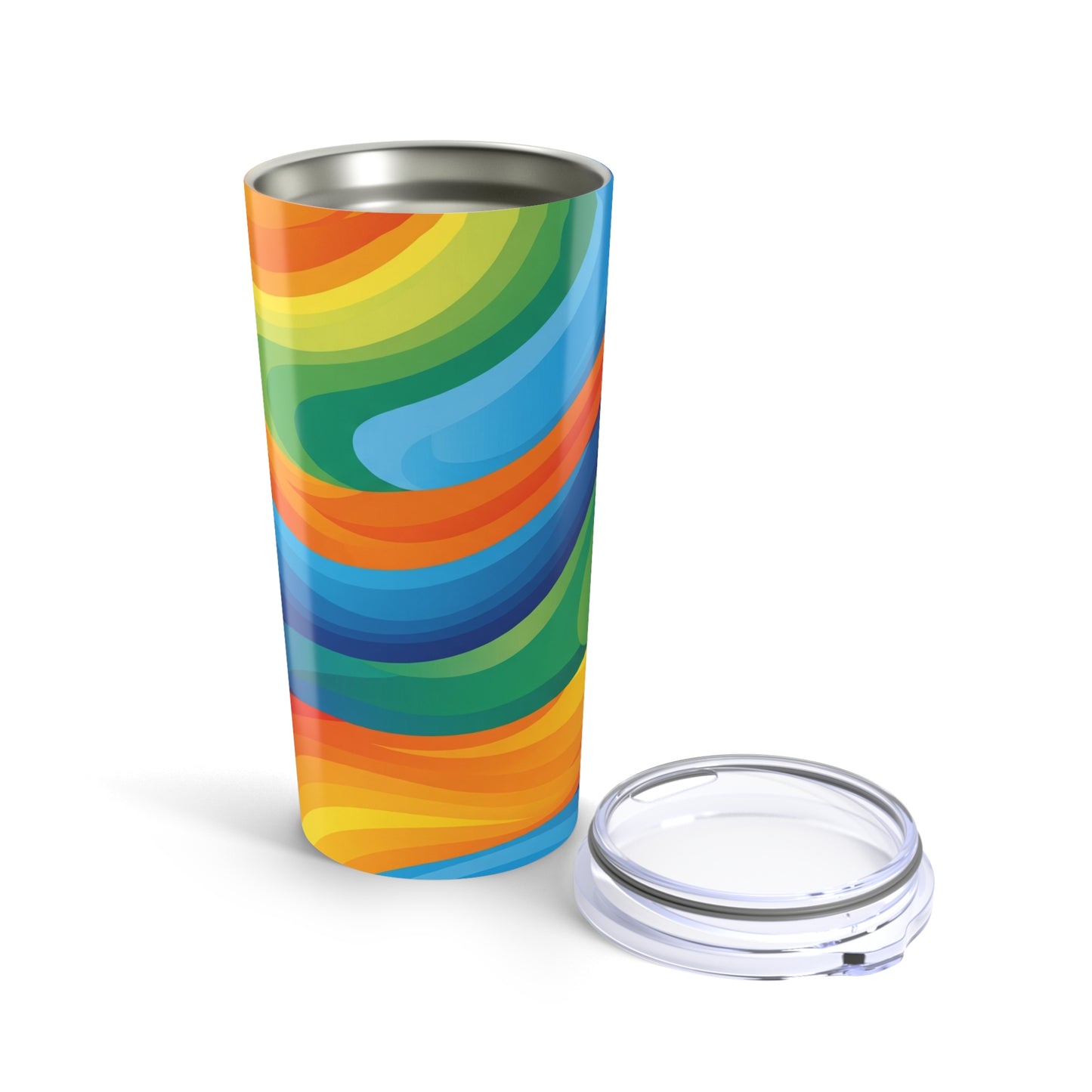 20oz Stainless Steel Tumbler With Double Wall Vacuum Insulation Spill Resistant Durable For Hot Or Cold Beverages