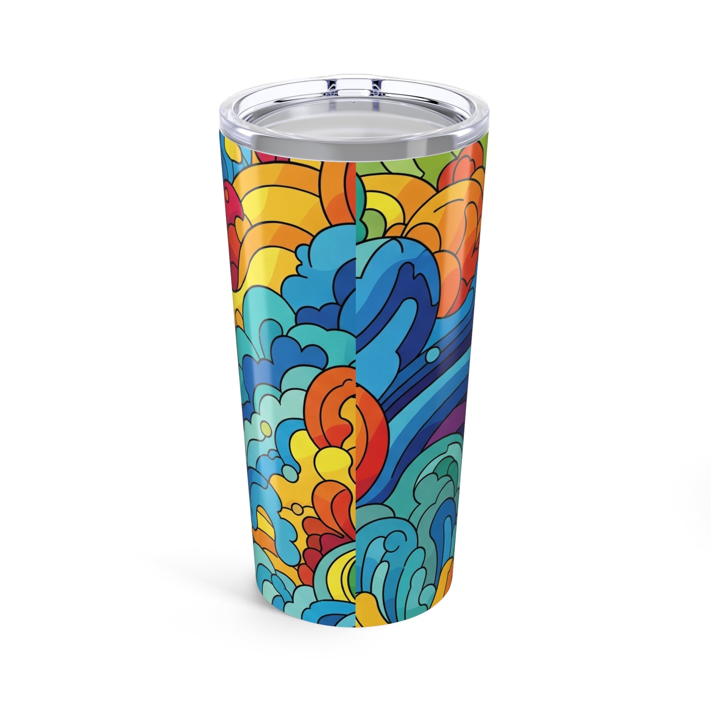 20oz Stainless Steel Tumbler With Double Wall Vacuum Insulation Spill Resistant Thermal Travel Mug For Everyday Use