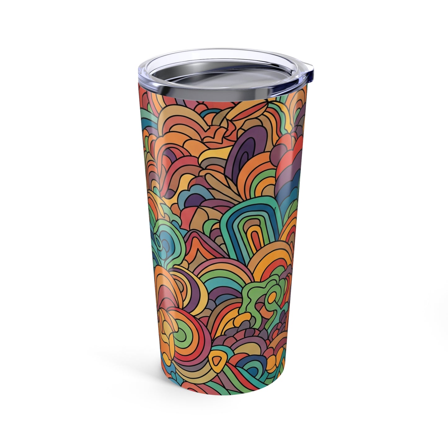 20 Oz Stainless Steel Tumbler With Double Wall Vacuum Insulation Keeps Hot Or Cold Drinks Leak Proof And