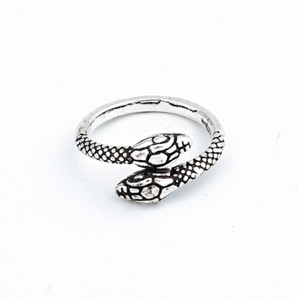 Vintage Cobra Zodiac Ring Fashion Jewelry for Women