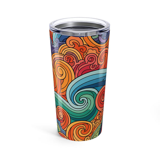 20Oz Stainless Steel Travel Tumbler With Double Wall Vacuum Insulation Spill Resistant Keeps Drinks Hot Or Cold