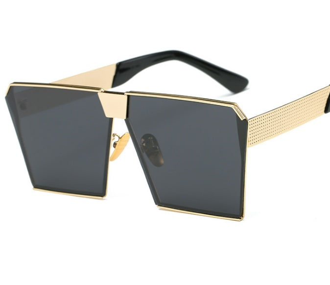 Womens Polarized Square Sunglasses UV400 Protection Trendy Fashion Eyewear Metal and Plastic Frame TAC Lenses Durable