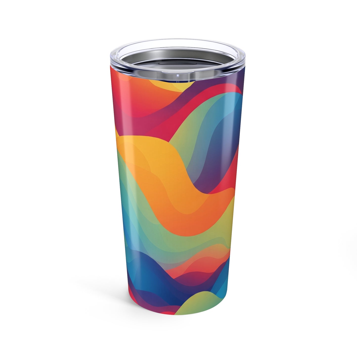 20oz Stainless Steel Travel Mug With Printed Design Double Wall Insulation Spill Resistant Dishwasher Safe Coffee