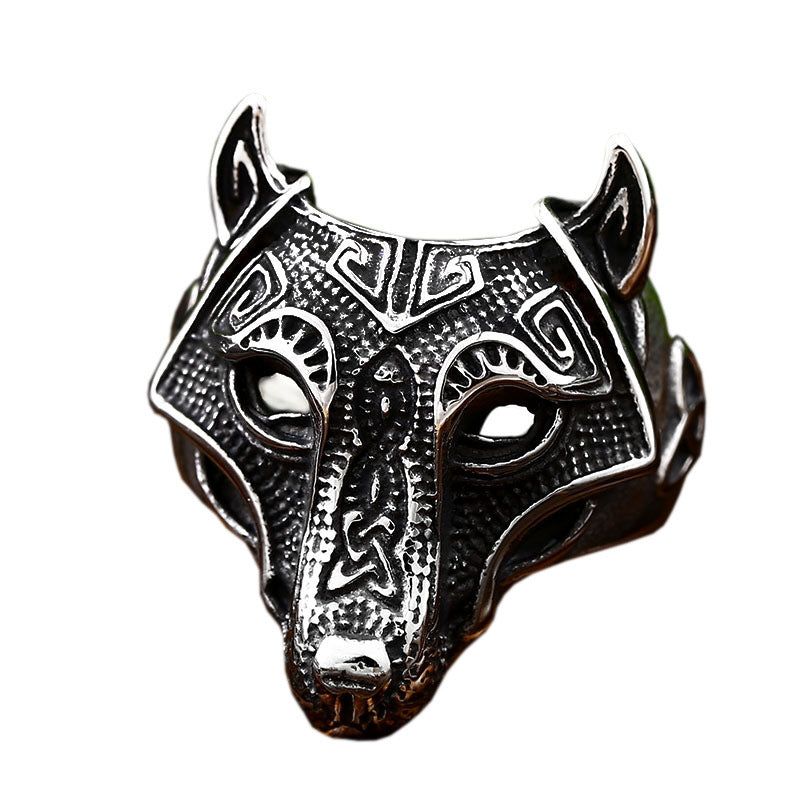 Mens Animal Ring Electroplated Alloy Fashion Jewelry Durable Statement Band Unique Bold Design Accessory Charm