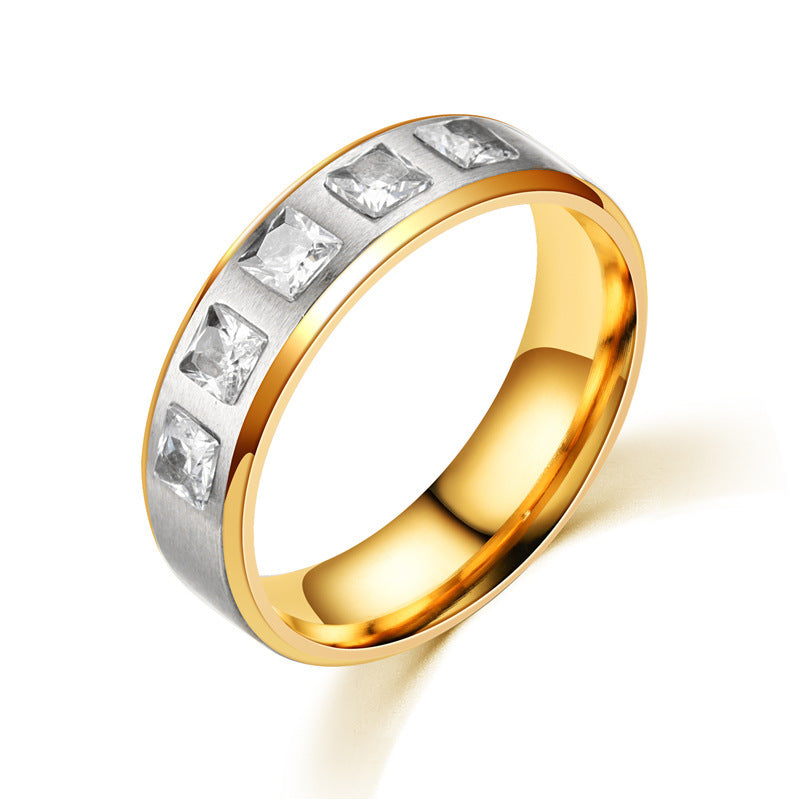 Unisex Stainless Steel Ring 4mm Gold Tone Durable Everyday Jewelry For Men And Women Sizes 5 To 12 Casual Look