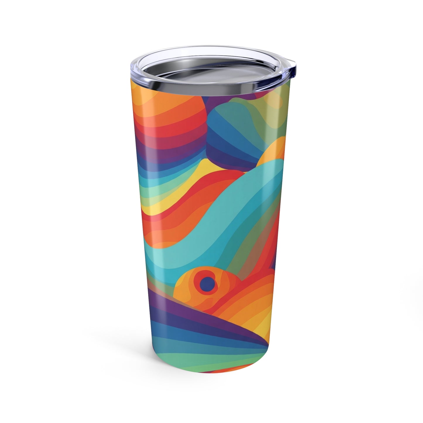 20 Oz Stainless Steel Tumbler With Double Wall Vacuum Insulation Spill Resistant Hot Cold Beverages Travel Mug