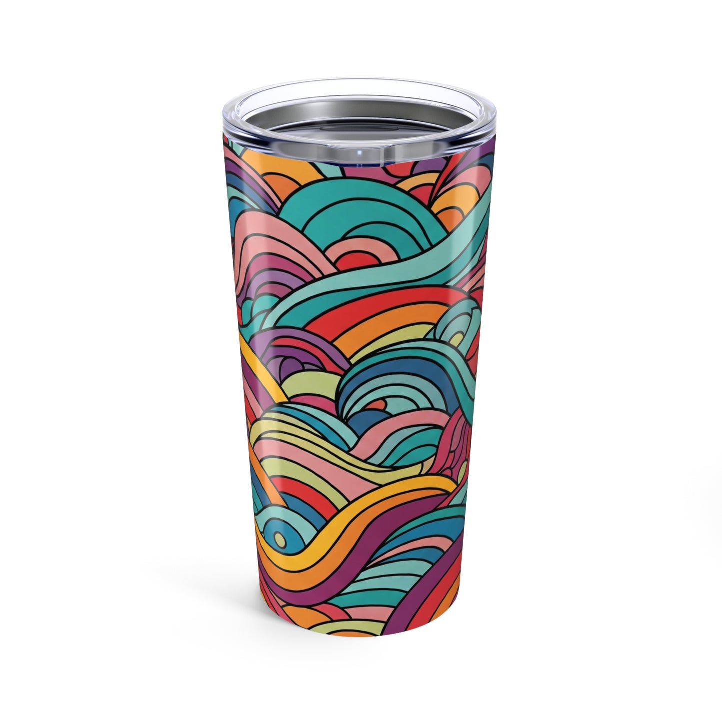 20oz Stainless Steel Travel Mug With Double Wall Vacuum Insulation Leak Proof For Hot Or Cold Beverages Dishwasher