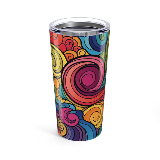 20oz Stainless Steel Travel Mug With Double Wall Vacuum Insulation Leak Proof Printed Coffee Cup For Hot And Cold