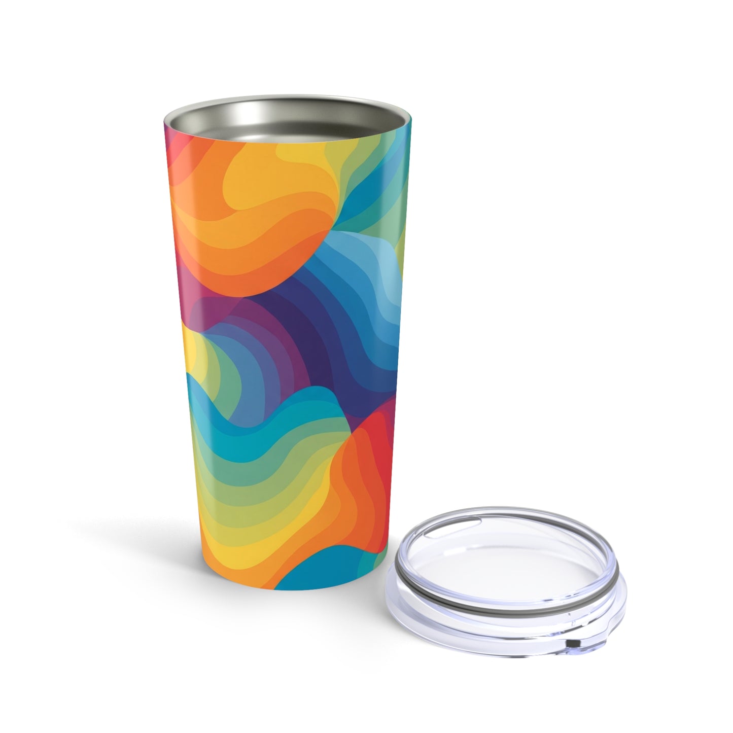 20 Oz Stainless Steel Travel Mug With Double Wall Vacuum Insulation Spill Resistant Lid For Hot Or Cold Beverages