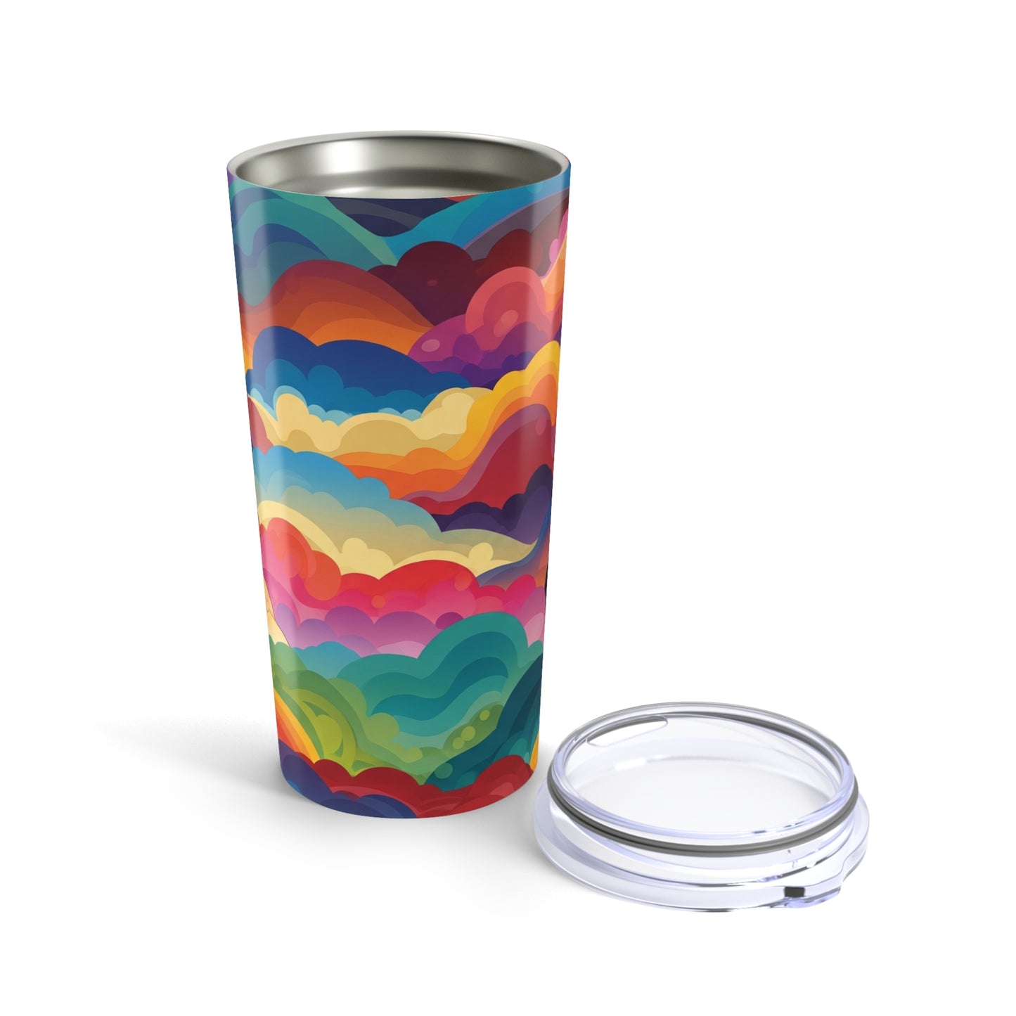 20oz Stainless Steel Travel Mug With Double Wall Vacuum Insulation Spill Resistant Durable For Hot And Cold
