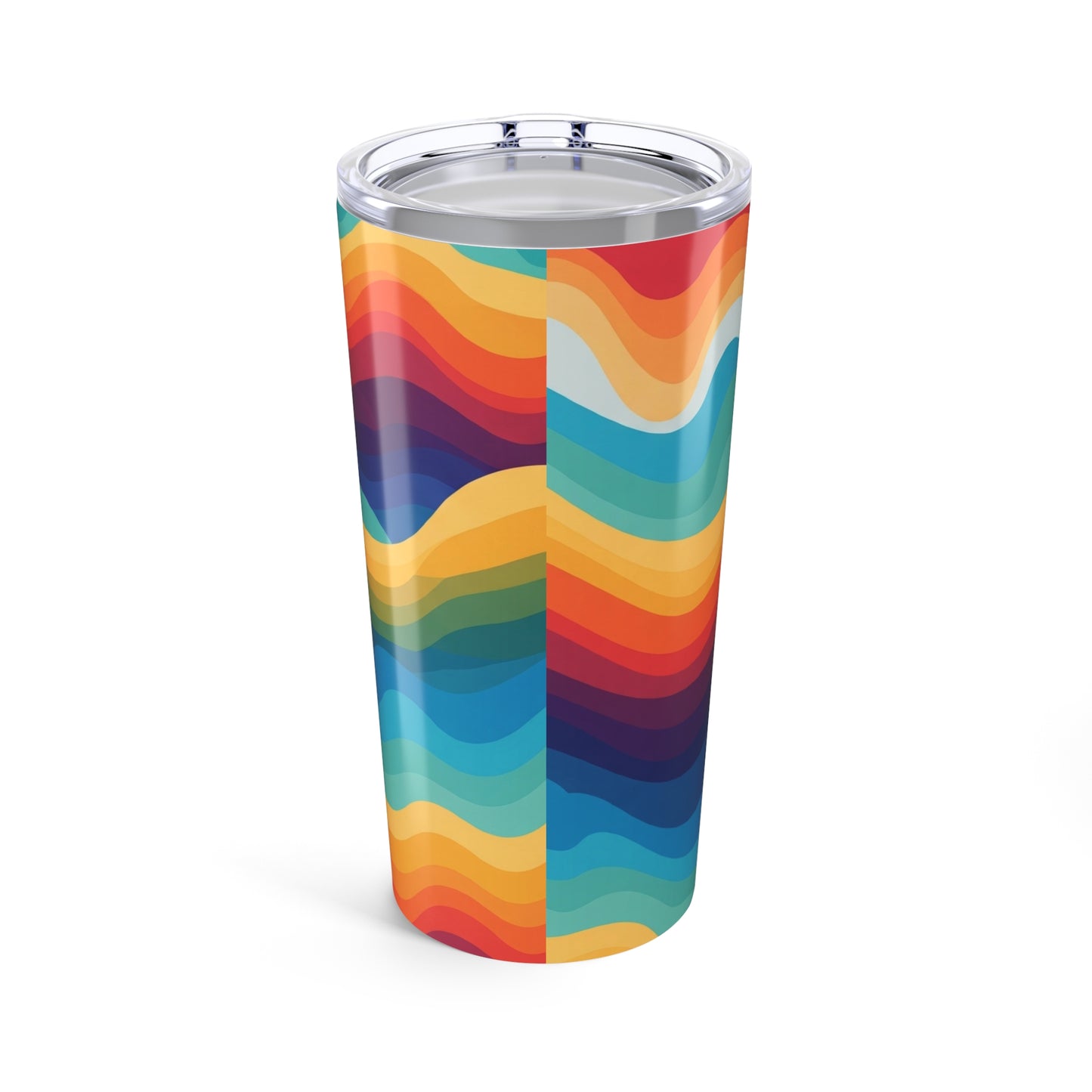 20oz Stainless Steel Tumbler With Double Wall Vacuum Insulation And Leak Proof Travel Mug Printed Design For Hot