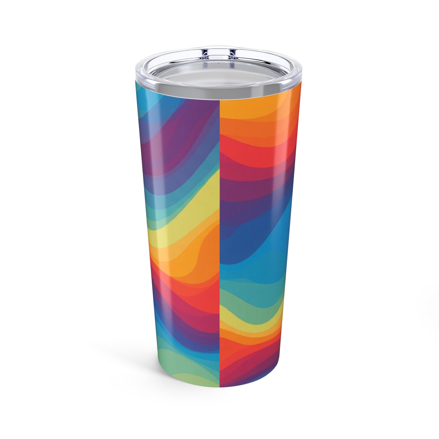 20oz Stainless Steel Printed Tumbler With Double Wall Vacuum Insulation Leak Proof Travel Mug With Lid BPA Free