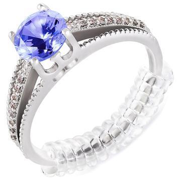 Ring Size Adjuster Set For Loose Rings With Polishing Cloth Durable Plastic 4 Pieces 3.82 Inch Easy To Use Fit