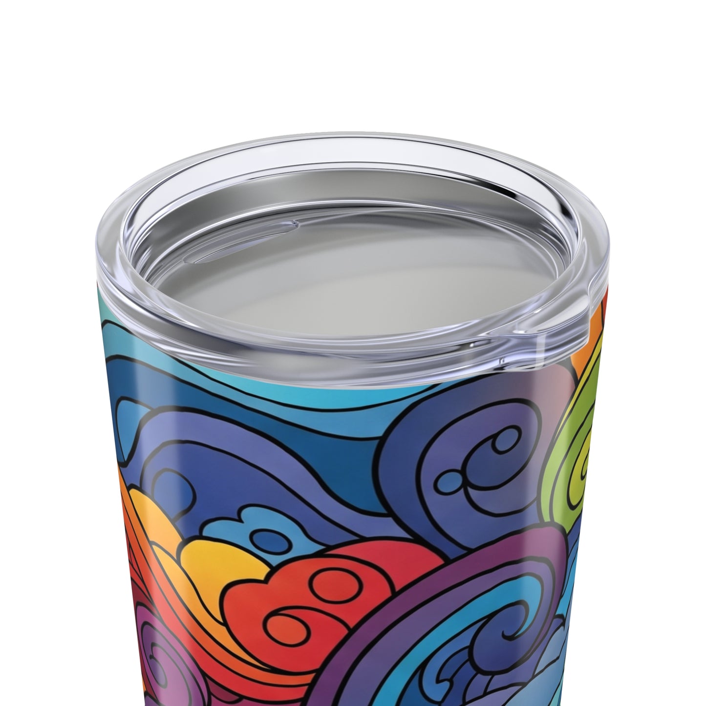 20oz Stainless Steel Tumbler With Double Wall Vacuum Insulation Spill Resistant Printed Coffee Mug Durable Hot Or