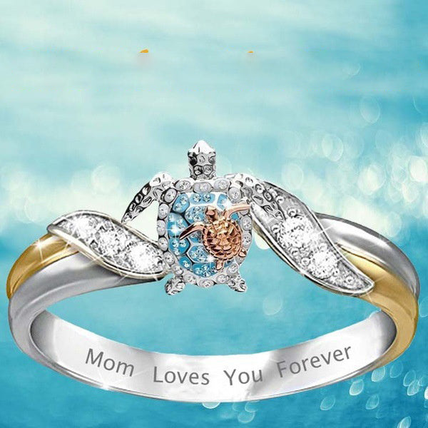 Womens Charming Animal Rings Electroplated Alloy Fashion Jewelry Pink Ring Green Ring Blue Ring Everyday Rings