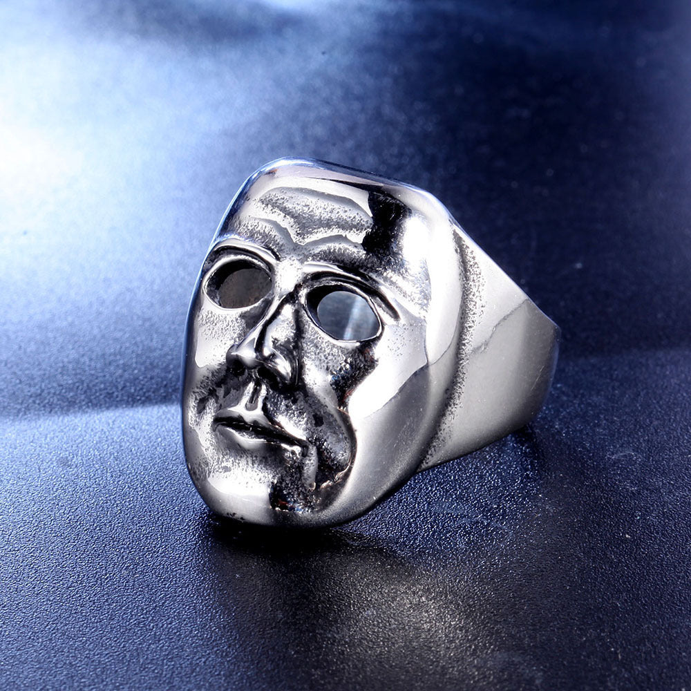 Retro Personality Trend Domineering Titanium Steel Ring