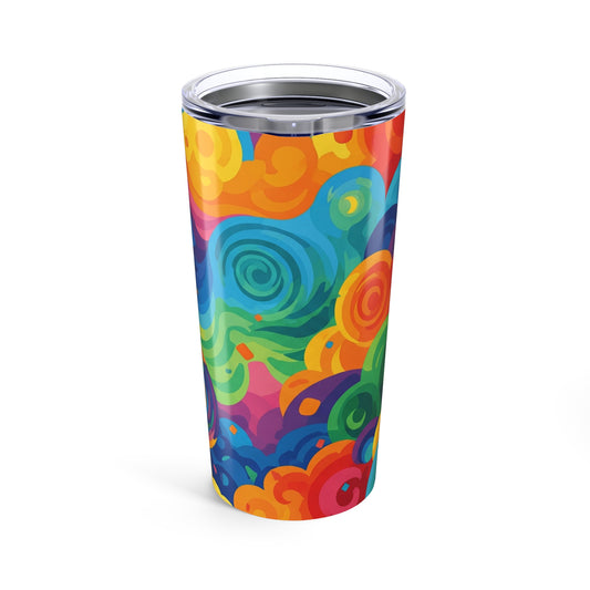20oz Stainless Steel Tumbler With Vacuum Insulation Leak Proof BPA Free Printed Travel Mug For Hot And Cold