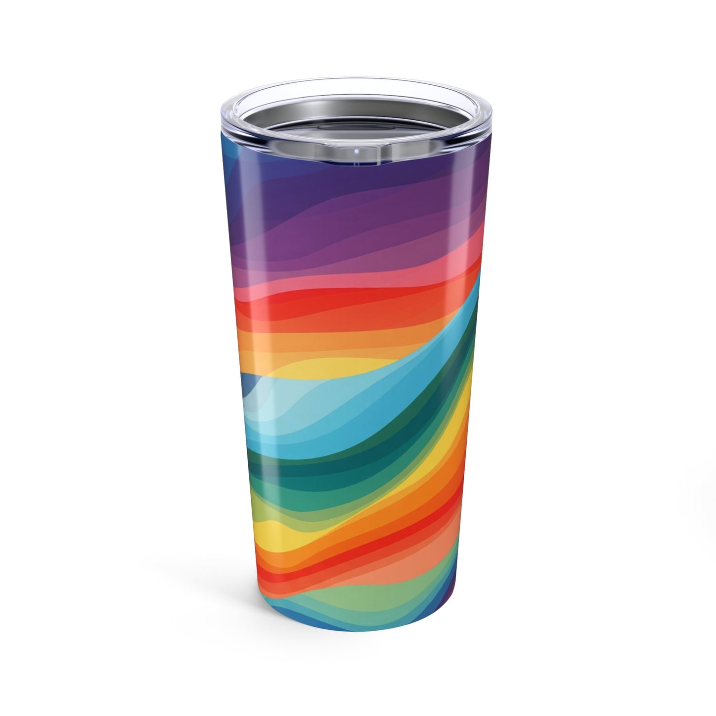20 Ounce Stainless Steel Tumbler With Double Wall Vacuum Insulation Travel Mug Durable Thermal Printed Drinkware