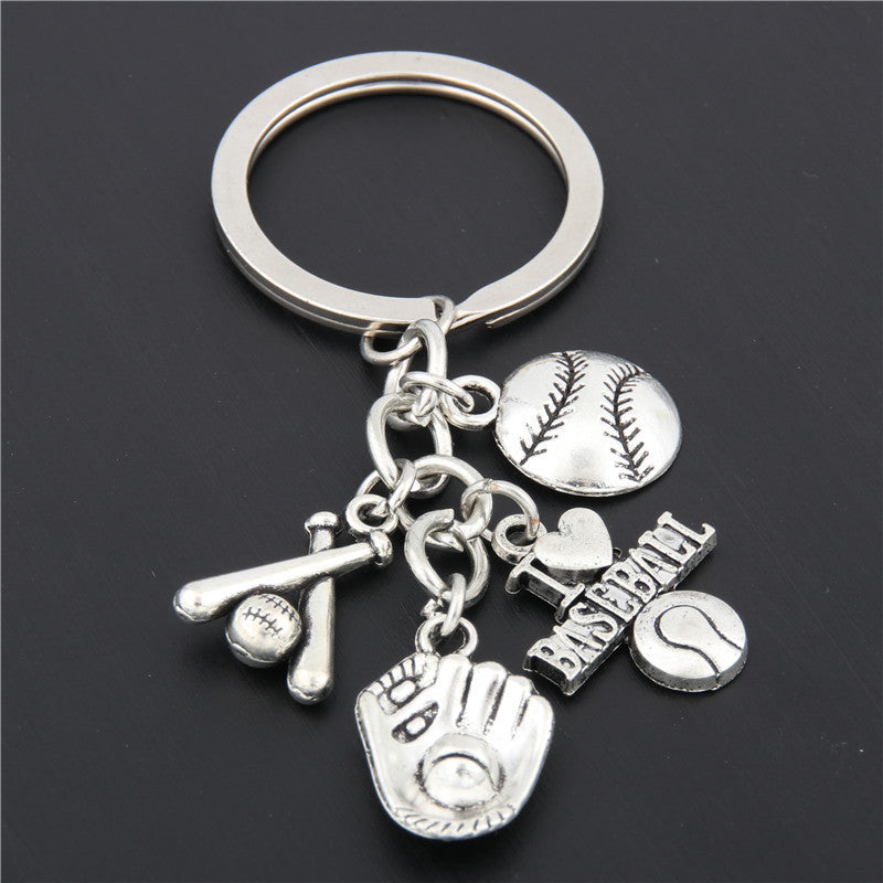 Cheerleader Keychain Alloy 30mm Key Ring For Athletes Fitness Enthusiasts And Sports Lovers Cheerleading Enthusiasts