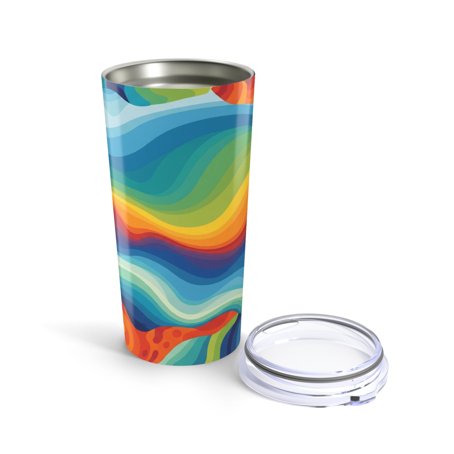 Stainless Steel Travel Mug 20 Ounce Double Wall Vacuum Insulation Keeps Drinks Hot Or Cold Spill Resistant Lid