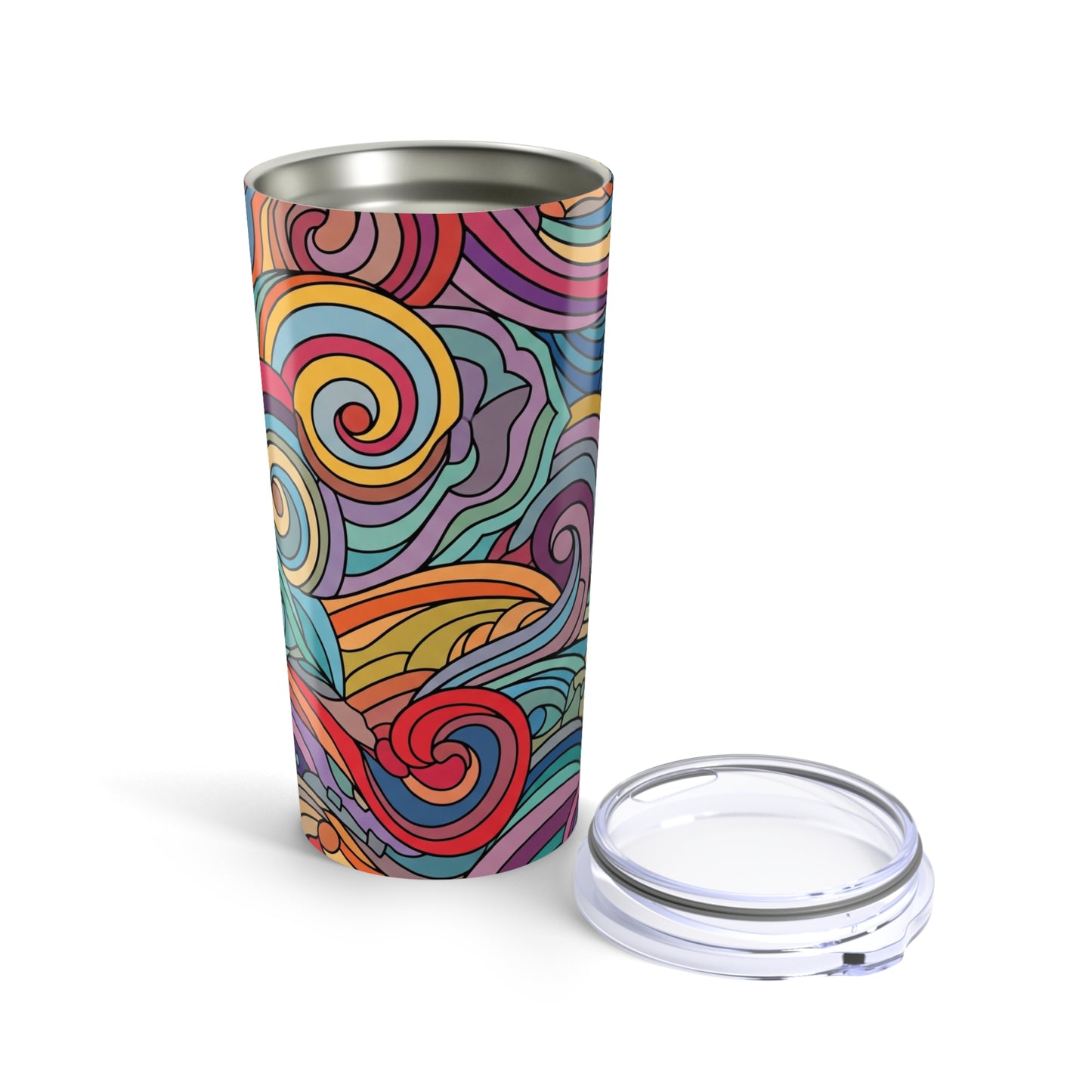 20oz Stainless Steel Tumbler With Double Wall Vacuum Insulation Leak Proof Build And Printed Artwork For Everyday