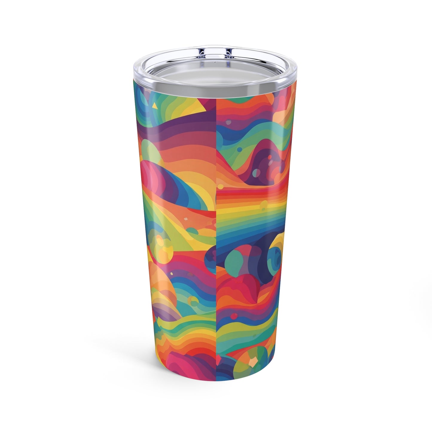 20oz Stainless Steel Tumbler With Double Wall Vacuum Insulation Spill Resistant Printed Design Travel Mug Everyday
