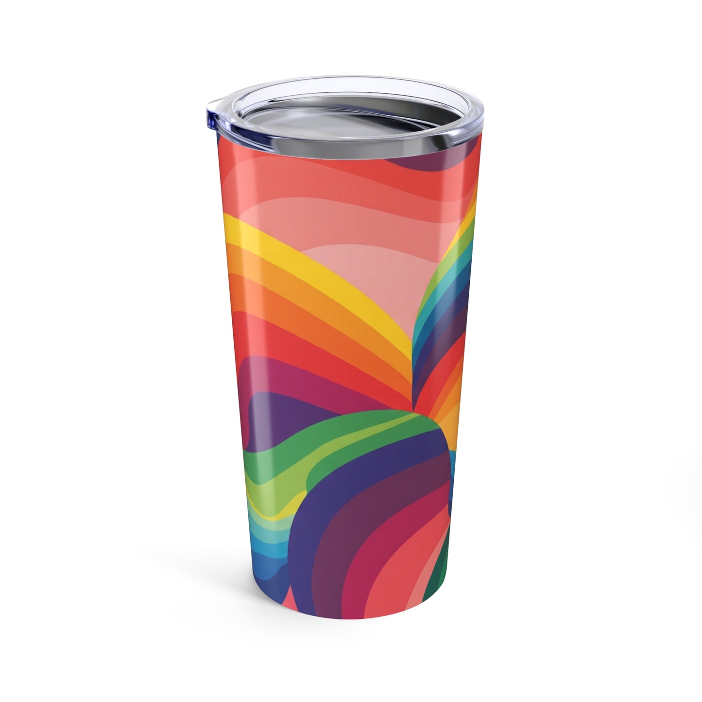 20 Oz Stainless Steel Travel Mug With Design Double Wall Insulation Leak Proof Durable For Hot And Cold Beverages