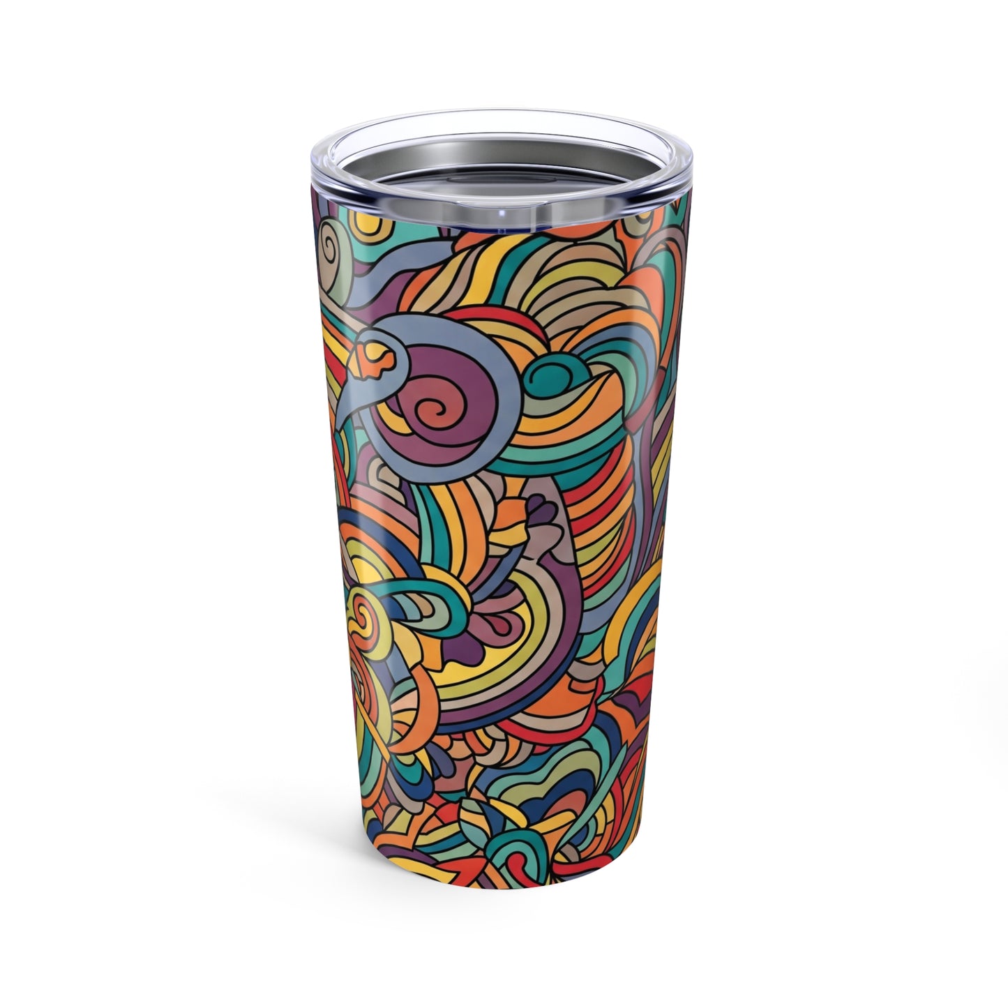 20oz Stainless Steel Tumbler With Double Wall Vacuum Insulation And Spill Resistant Lid For Hot Or Cold Drinks