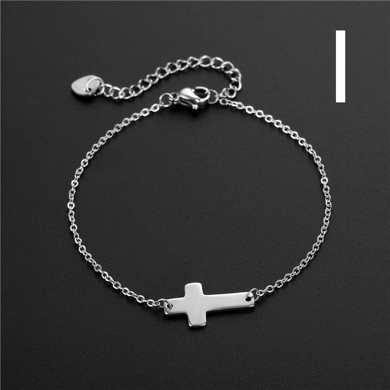 Geometric Stainless Steel Bracelet Bangle for Men and Women Hip Hop Silver Jewelry Trendy Urban Accessory Gift
