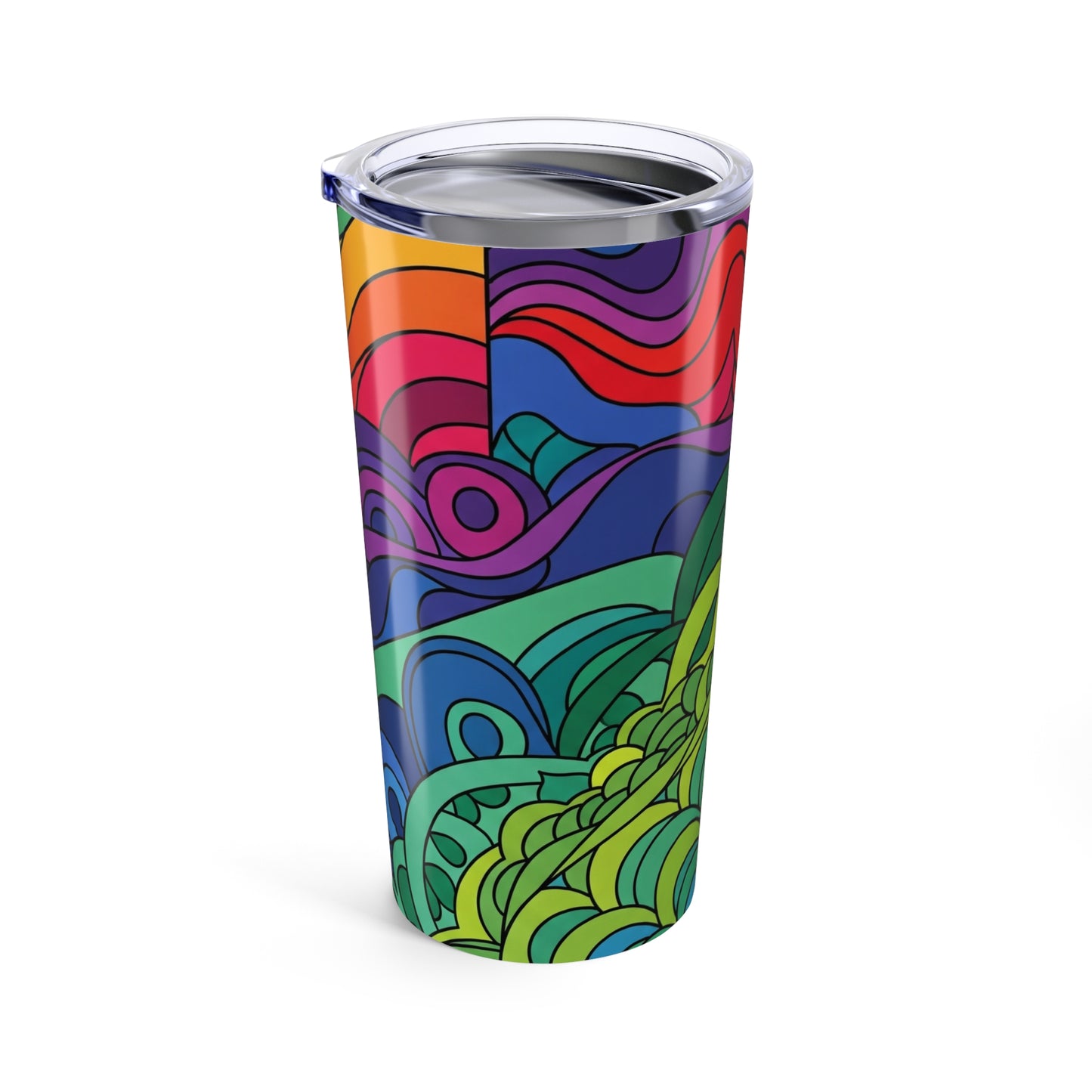 20oz Stainless Steel Travel Mug With Double Wall Vacuum Insulation Spill Resistant Design For Hot Or Cold Beverages