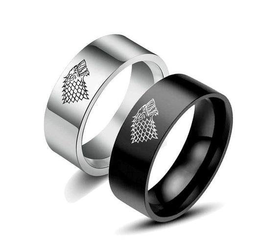 Unisex Stainless Steel Ring Durable Metal Band For Everyday Wear Black Finish Jewelry With Modern Look For All