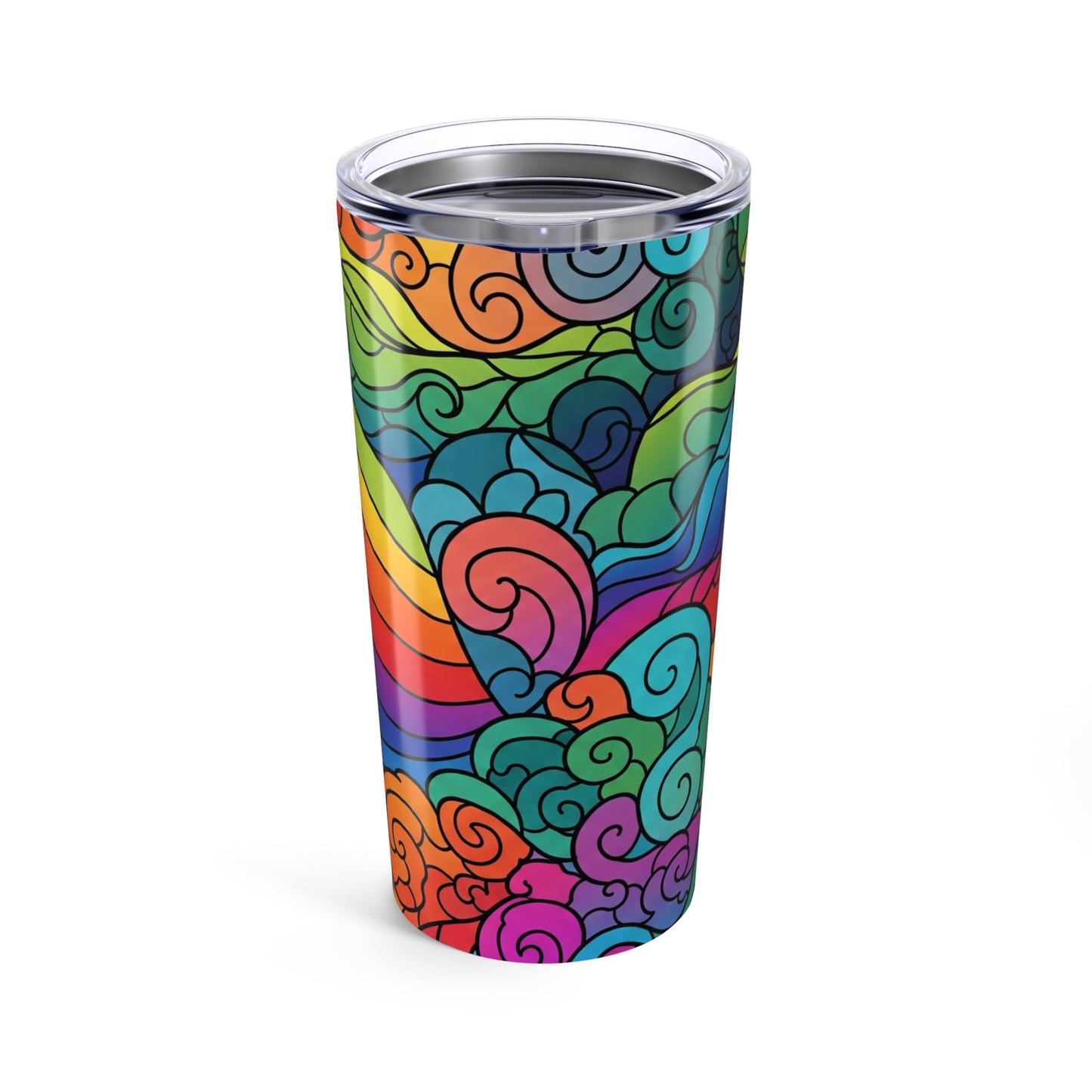 20oz Stainless Steel Tumbler With Double Wall Vacuum Insulation Dishwasher Safe Leak Proof Thermal Printed