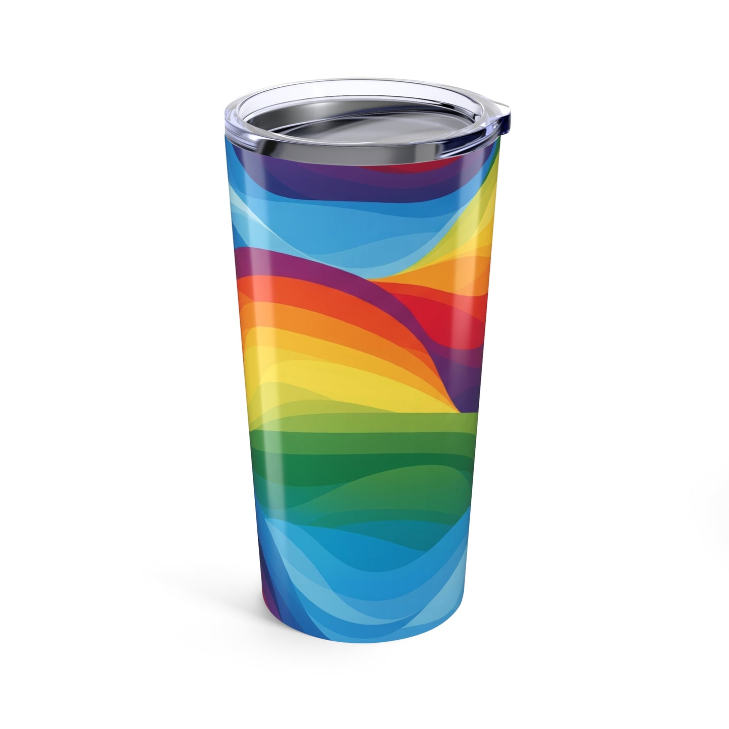 20Oz Stainless Steel Travel Mug With Printed Design Double Wall Vacuum Insulated Spill Resistant For Hot Beverages