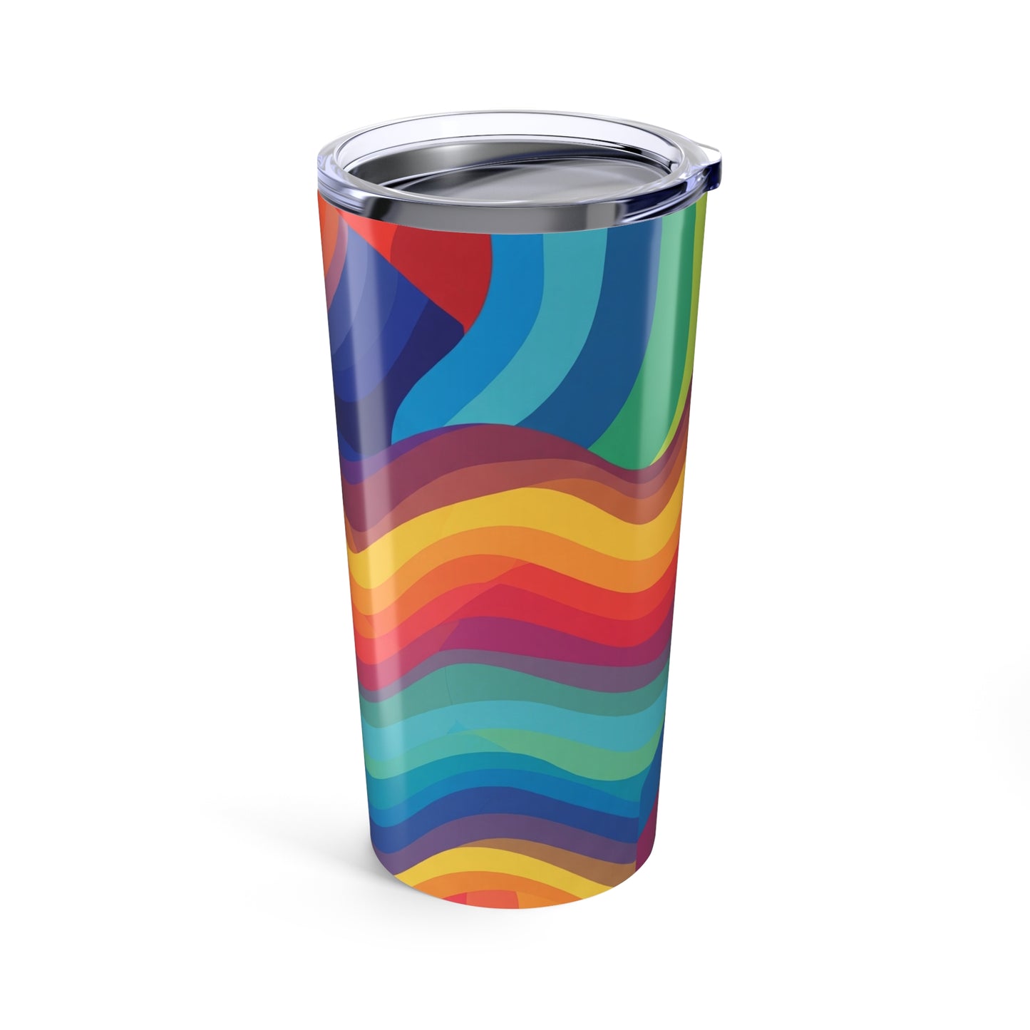 20 Ounce Steel Travel Mug With Printed Graphics Insulated Leak Proof Thermal Durable Hot Cold Drink Container Lid